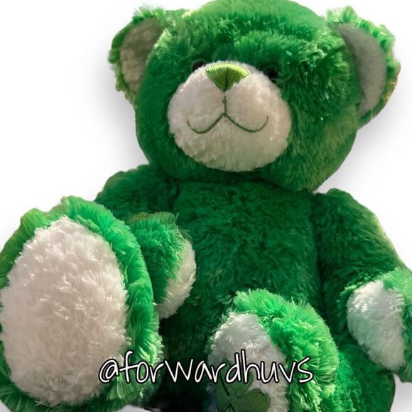 Build-A-Bear Lucky O' Teddy Plush - Limited Edition St. Patrick's Day No Tags - Picture 3 of 8